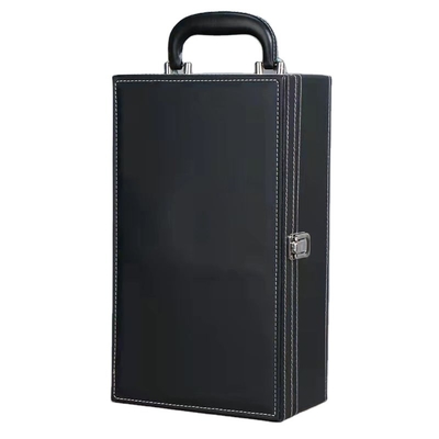 Λογότυπο 35.2x27x11.5cm συνήθειας κιβωτίων δώρων μπουκαλιών κόκκινου κρασιού ορθογωνίων