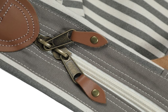 Διευθετήσιμη ώμων λουριών καμβά ταξιδιού Duffle λαβή δέρματος τσαντών εύρωστη